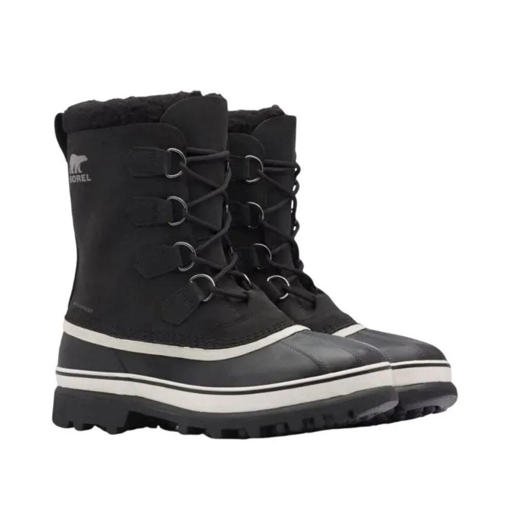 SOREL Men's 8 Caribou Winter Snow Boots Outdoor Waterproof Duck Shoes leather